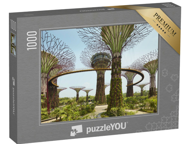 Puzzle 1000 Teile „Gardens by the Bay, Parkgelände in Singapur“