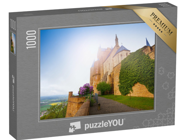 Puzzle 1000 Teile „Mauer mit Efeu der schönen Burg Hohenzollern“