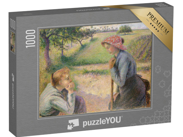 Puzzle 1000 Teile „Camille Pissarro - Zwei junge Bäuerinnen“