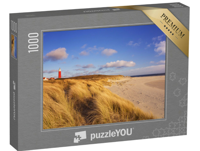 Puzzle 1000 Teile „Der Leuchtturm der Insel Texel in den Niederlanden“
