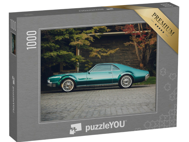 Puzzle 1000 Teile „Klassisches amerikanisches Auto parkt“