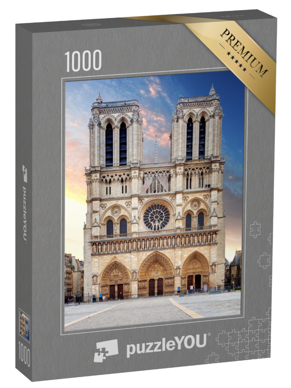 Puzzle 1000 Teile „Kathedrale Notre Dame, Paris“