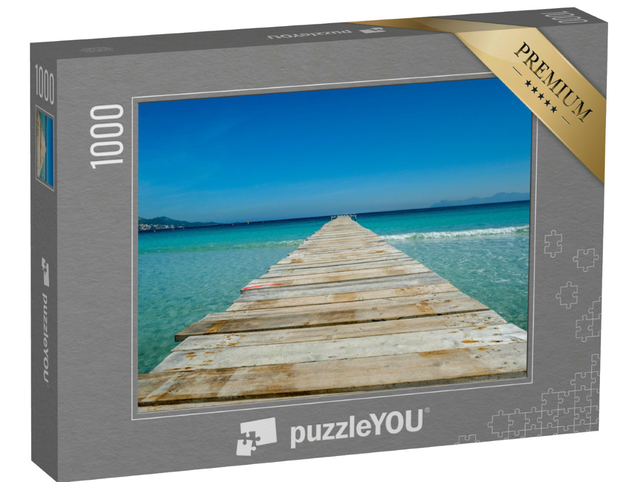 Puzzle 1000 Teile „Holzsteg“