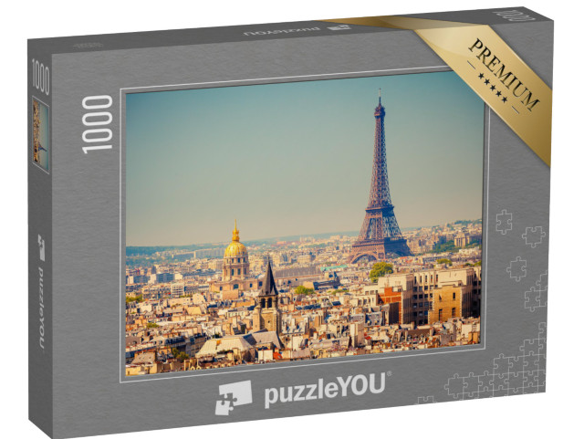 Puzzle 1000 Teile „Blick auf den Eiffelturm, Paris, Frankreich“