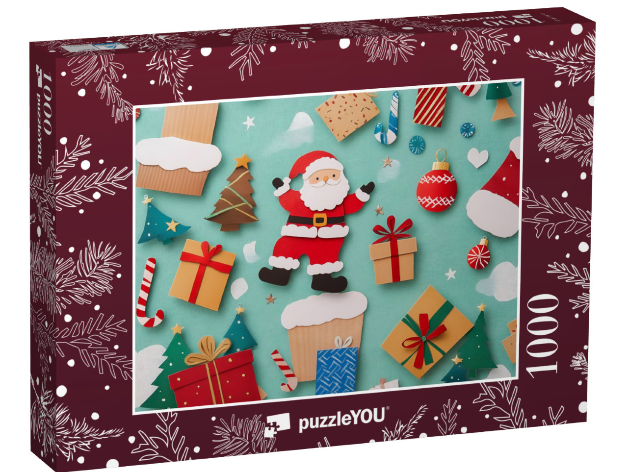 Puzzle 1000 Teile „Santa Claus Bastelspaß“