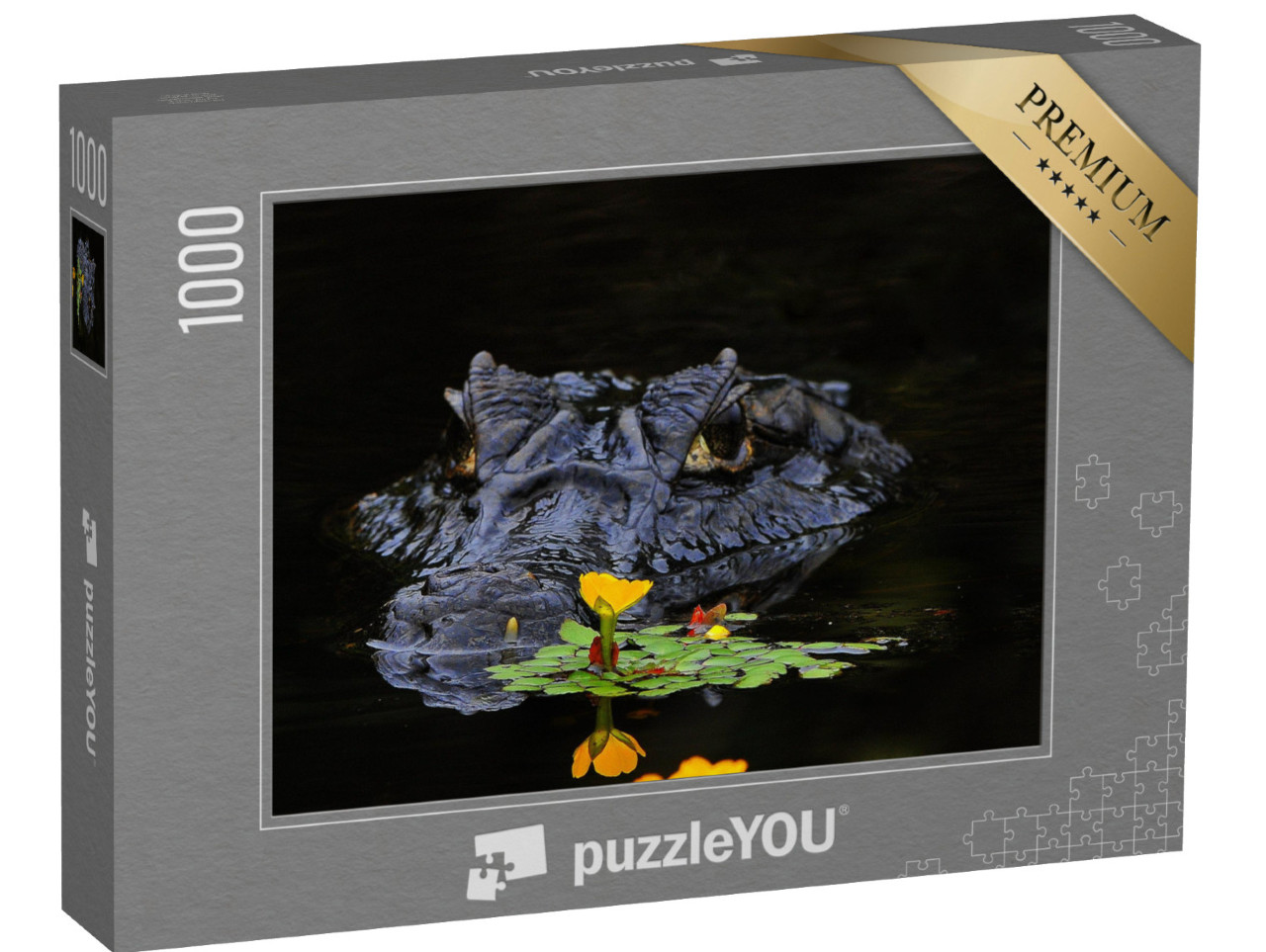 Puzzle 1000 Teile „Kaimane sind Krokodile“