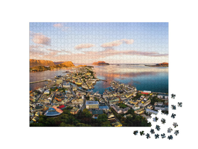 Puzzle 1000 Teile „Alesund, Norwegen“