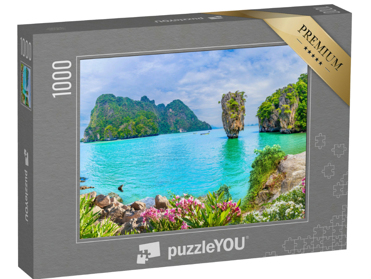 Puzzle 1000 Teile „James-Bond-Insel in der Bucht von Phang Nga, Thailand“