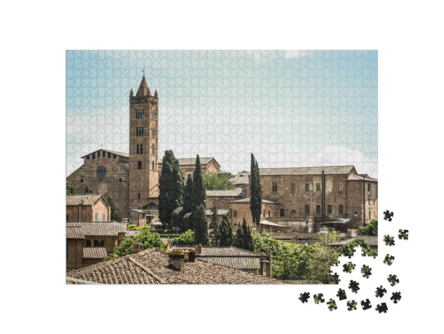 Puzzle 1000 Teile „Wunderschöne Stadt Siena, Toskana, Italien“