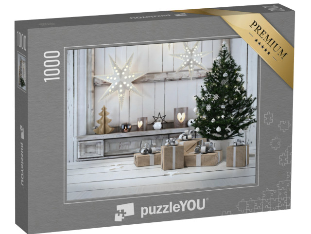 Puzzle 1000 Teile „Weihnachtsdekoration und Geschenke“