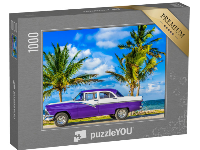 Puzzle 1000 Teile „Klassischer Oldtimer in Havanna, Kuba“