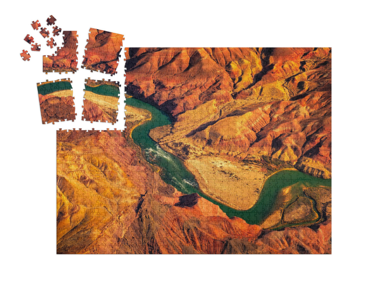 Puzzle „Colorado-Flusses im Grand Canyon, Arizona, USA“ | SMART SORTED® 1000 Teile