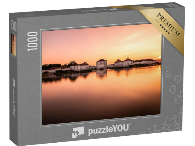 Puzzle 1000 Teile „Schloss Nymphenburg bei Sonnenuntergang“