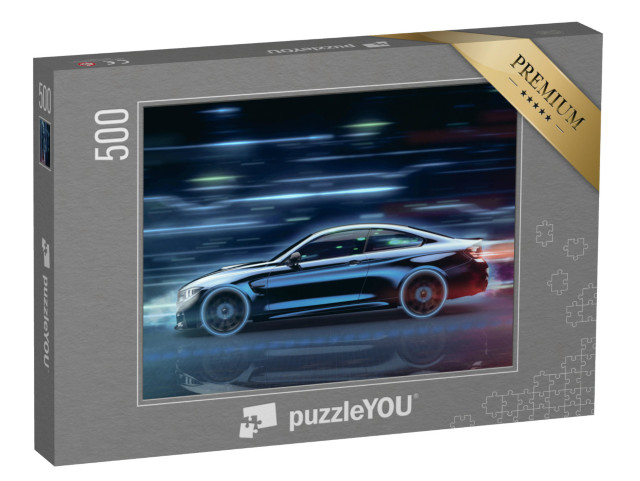 Puzzle 500 Teile „Futuristisches Konzept: Ein Sportagen“
