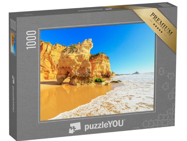 Puzzle 1000 Teile „Blick auf Praia da Rocha, Algarve, Portugal“