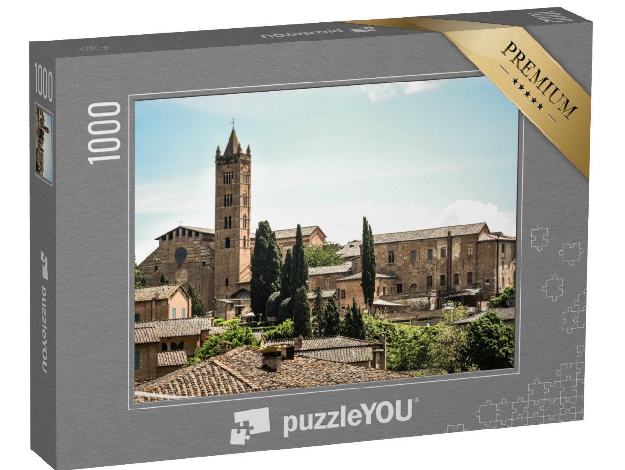 Puzzle 1000 Teile „Wunderschöne Stadt Siena, Toskana, Italien“