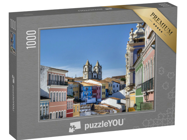 Puzzle 1000 Teile „Das historische Zentrum von Salvador in Brasilien“