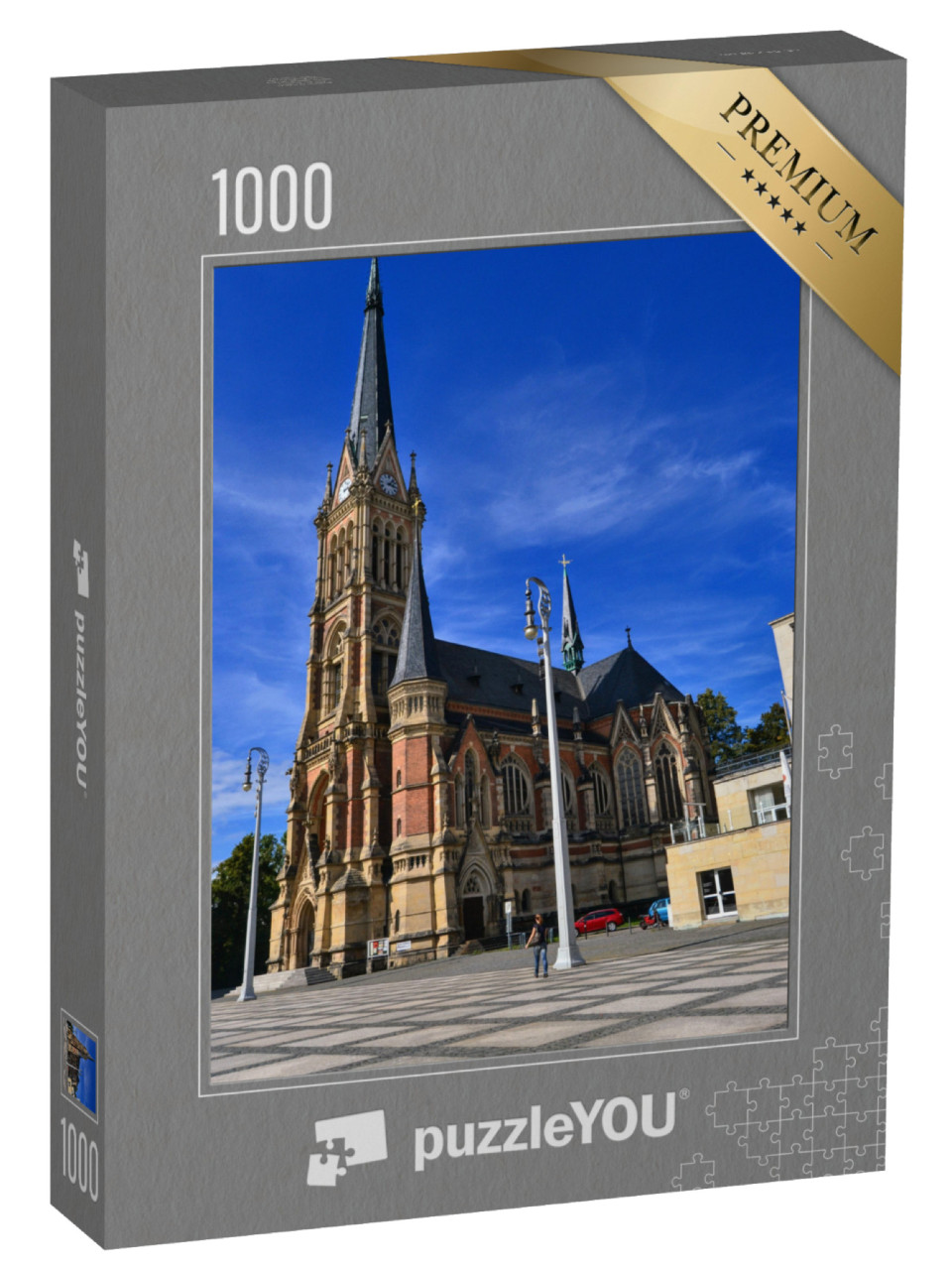 Puzzle 1000 Teile „Petrikirche, Chemnitz, Deutschland“