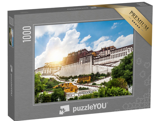 Puzzle 1000 Teile „China Tibet Lhasa Potala-Palast, ehemalige Residenz des Dalai Lama“