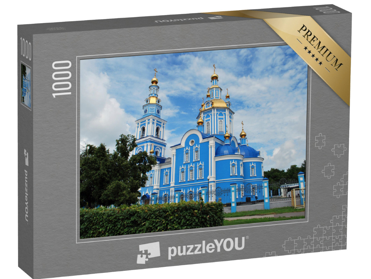 Puzzle 1000 Teile „Erlöser-Himmelfahrts-Kathedrale von Uljanowsk, Russland“