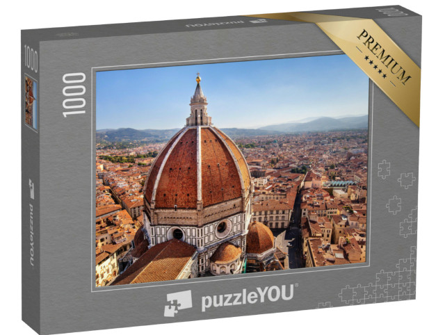 Puzzle 1000 Teile „Blick auf die Kathedrale Santa Maria del Fiore in Florenz, Italien“