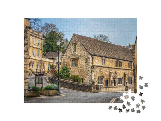 Puzzle 1000 Teile „Impression von Bradford on Avon, England“