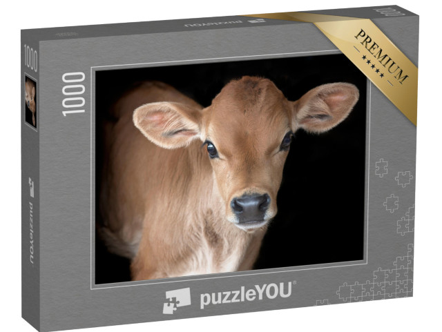 Puzzle 1000 Teile „Süßes Jersey Kalb“