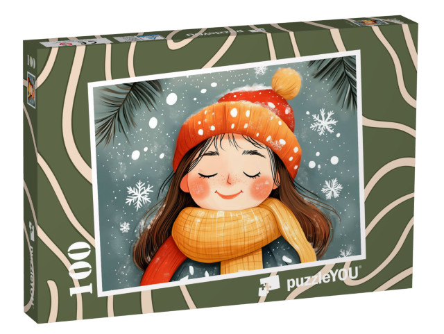Puzzle 100 Teile „Winterzaubermärchen“