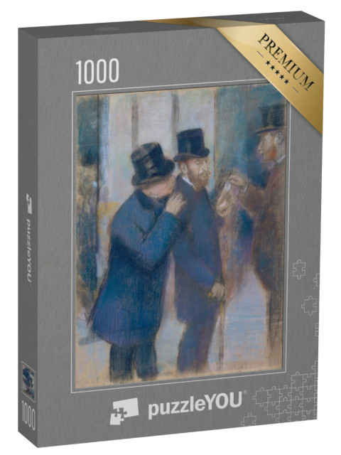 Puzzle 1000 Teile „Edgar Degas - Porträts an der Börse“