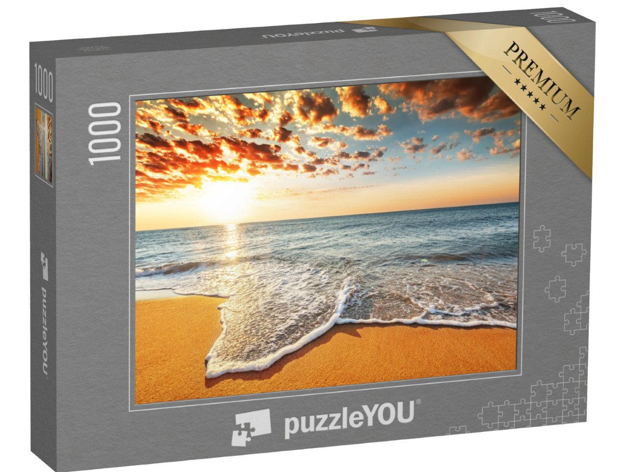 Puzzle 1000 Teile „Sonnenaufgang am Ozean“