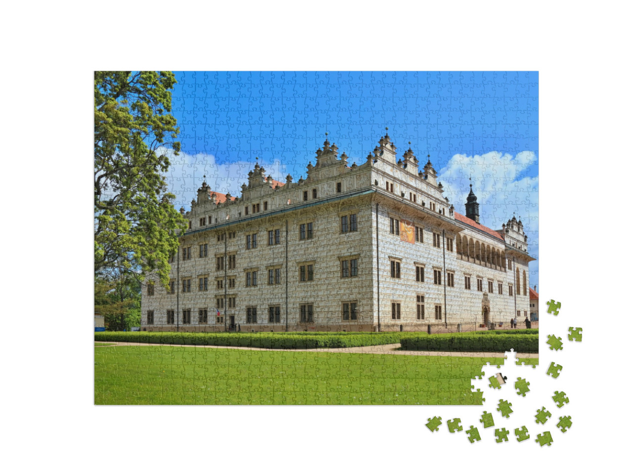 Puzzle 1000 Teile „Schloss Litomysl, UNESCO-Welterbe, Tschechische Republik“
