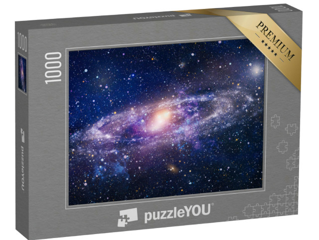 Puzzle 1000 Teile „Planeten, Sterne und Galaxien: Schönheit des Weltraums“