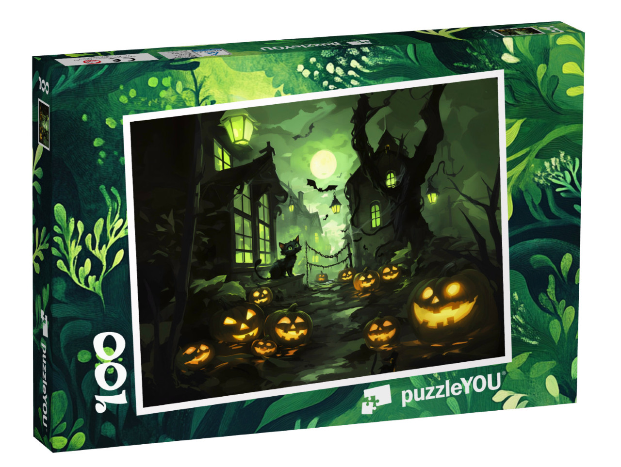 Puzzle 100 Teile „Im verhexten Wald“