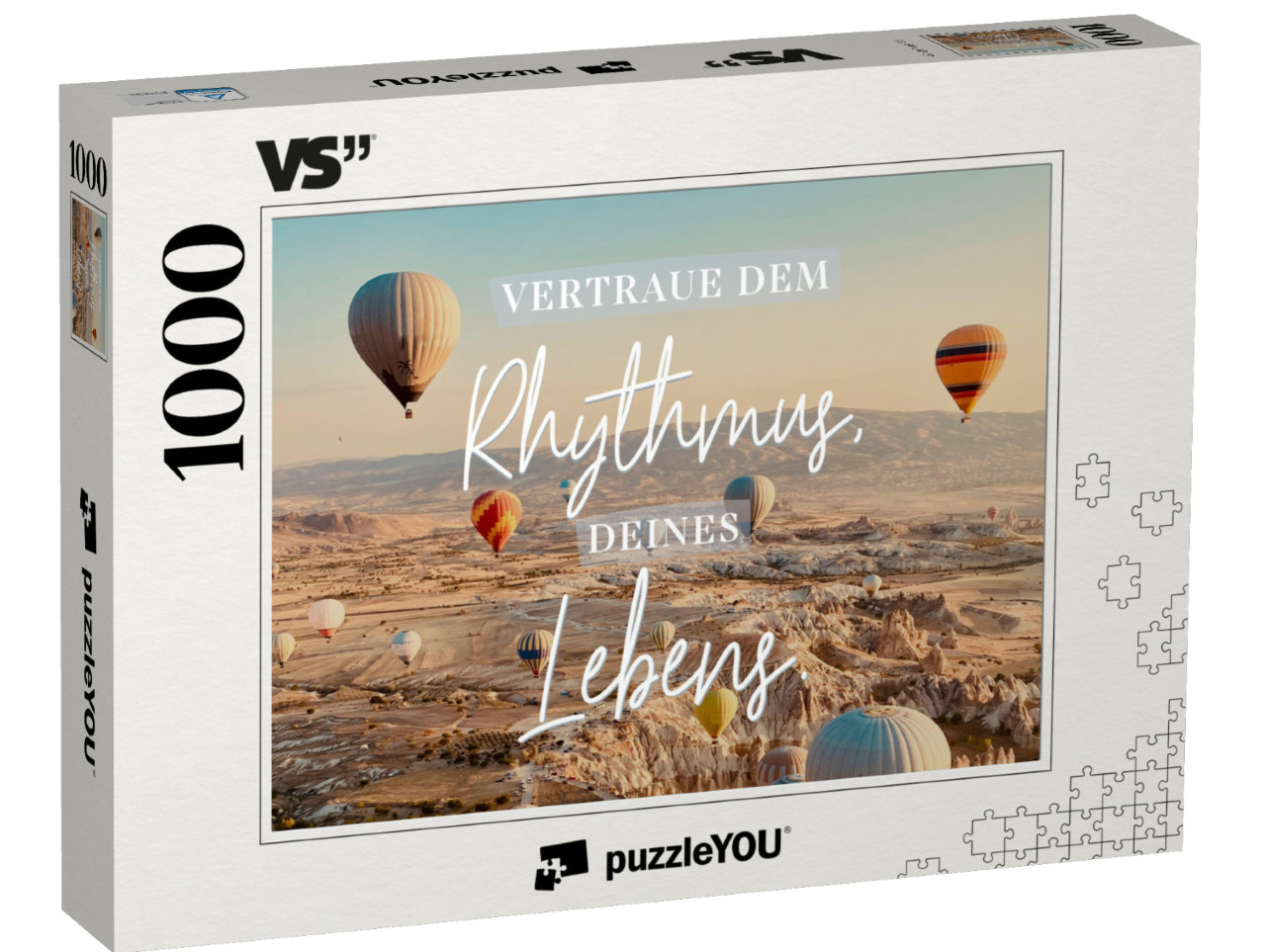 Puzzle 1000 Teile „Vertraue dem Rhythmus deines Lebens.“