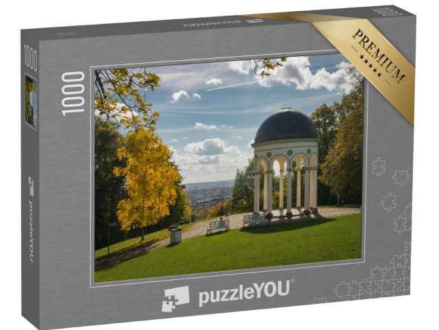 Puzzle 1000 Teile „Monopteros-Tempel am Neroberg, Wiesbaden, Hessen“