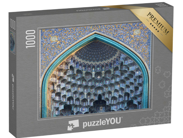 Puzzle 1000 Teile „Die Fassade der Schah-Moschee in Isfahan, Iran“