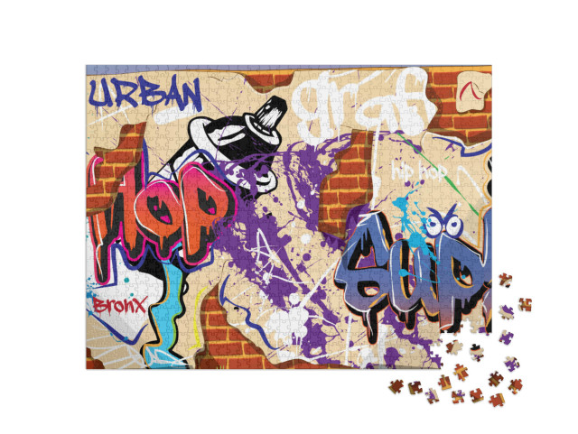 Puzzle 1000 Teile „Street Art: Graffiti-Kunst“