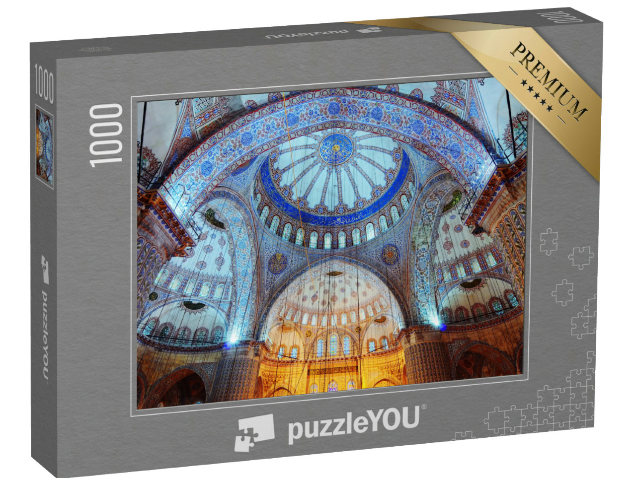 Puzzle 1000 Teile „Blaue Moschee in Istanbul von innen“