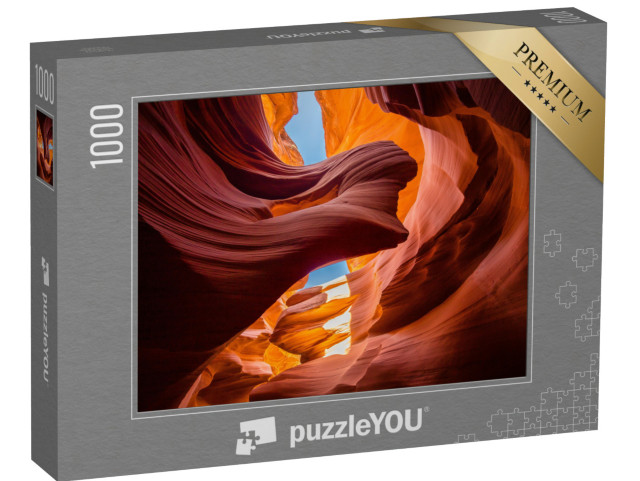 Puzzle 1000 Teile „Sandsteinformationen im Antelope Canyon, Arizona, USA“