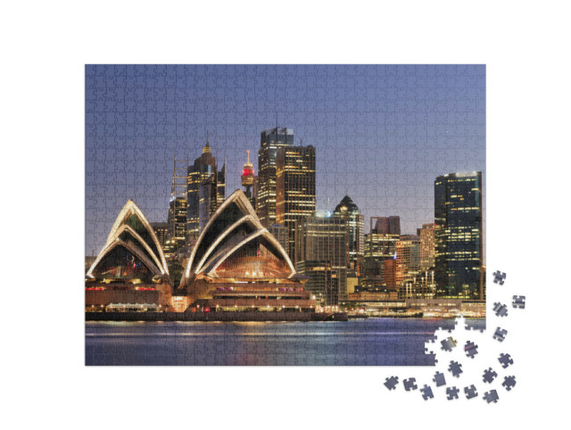 Puzzle 1000 Teile „Skyline von Sydney, Australien“