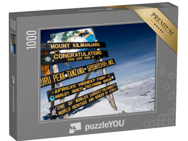 Puzzle 1000 Teile „Gipfel des Kilimandscharo, Tansania“