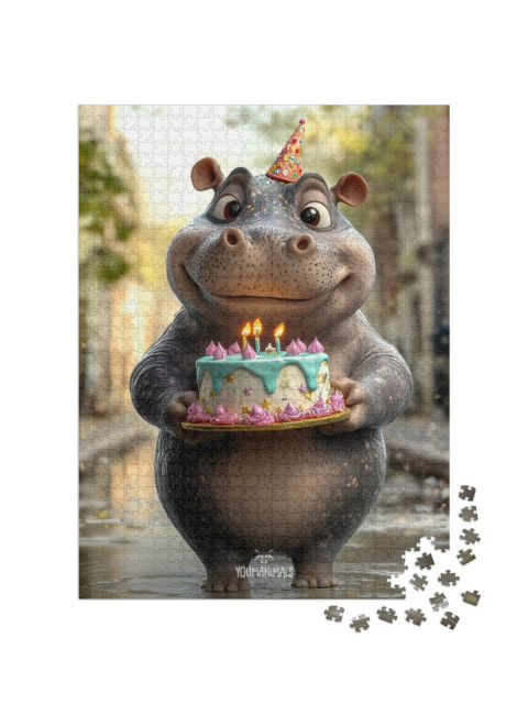 Puzzle 1000 Teile „YOUMANIMALS: Dörte“