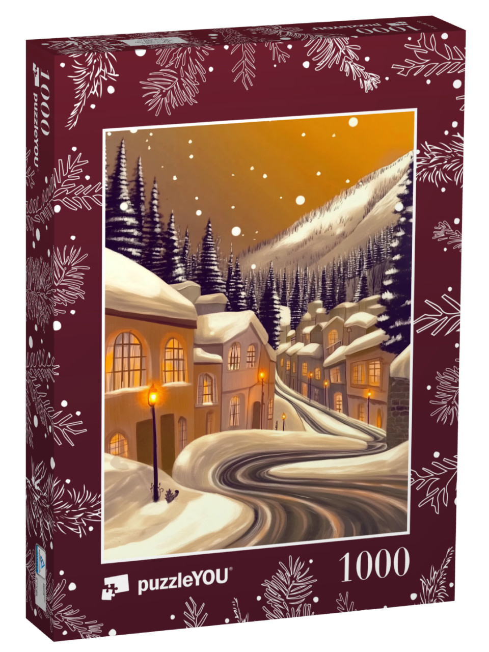 Puzzle 1000 Teile „Die Farben der Weihnachtsnacht“