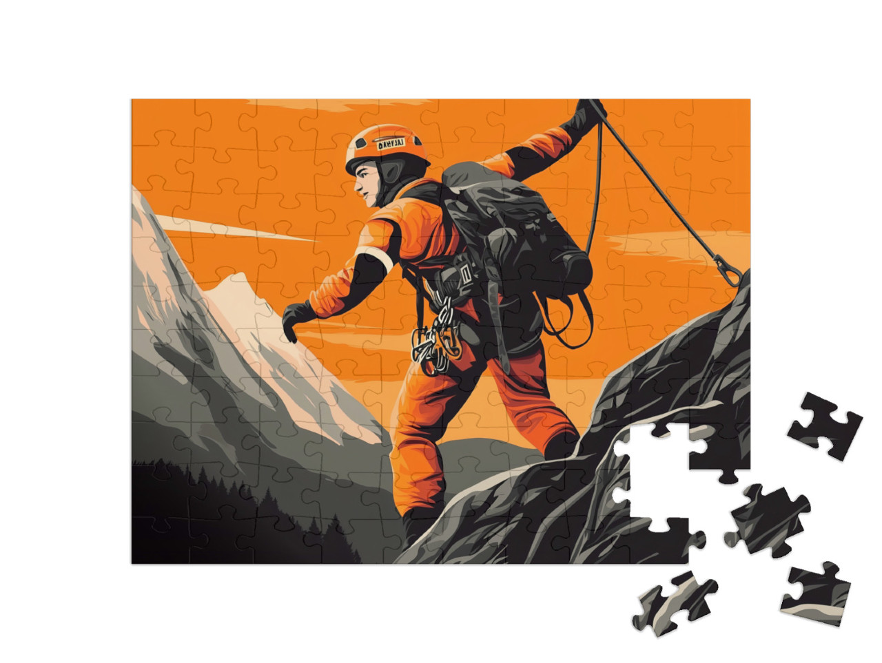 Puzzle 100 Teile „Einsatz in der Wildnis“