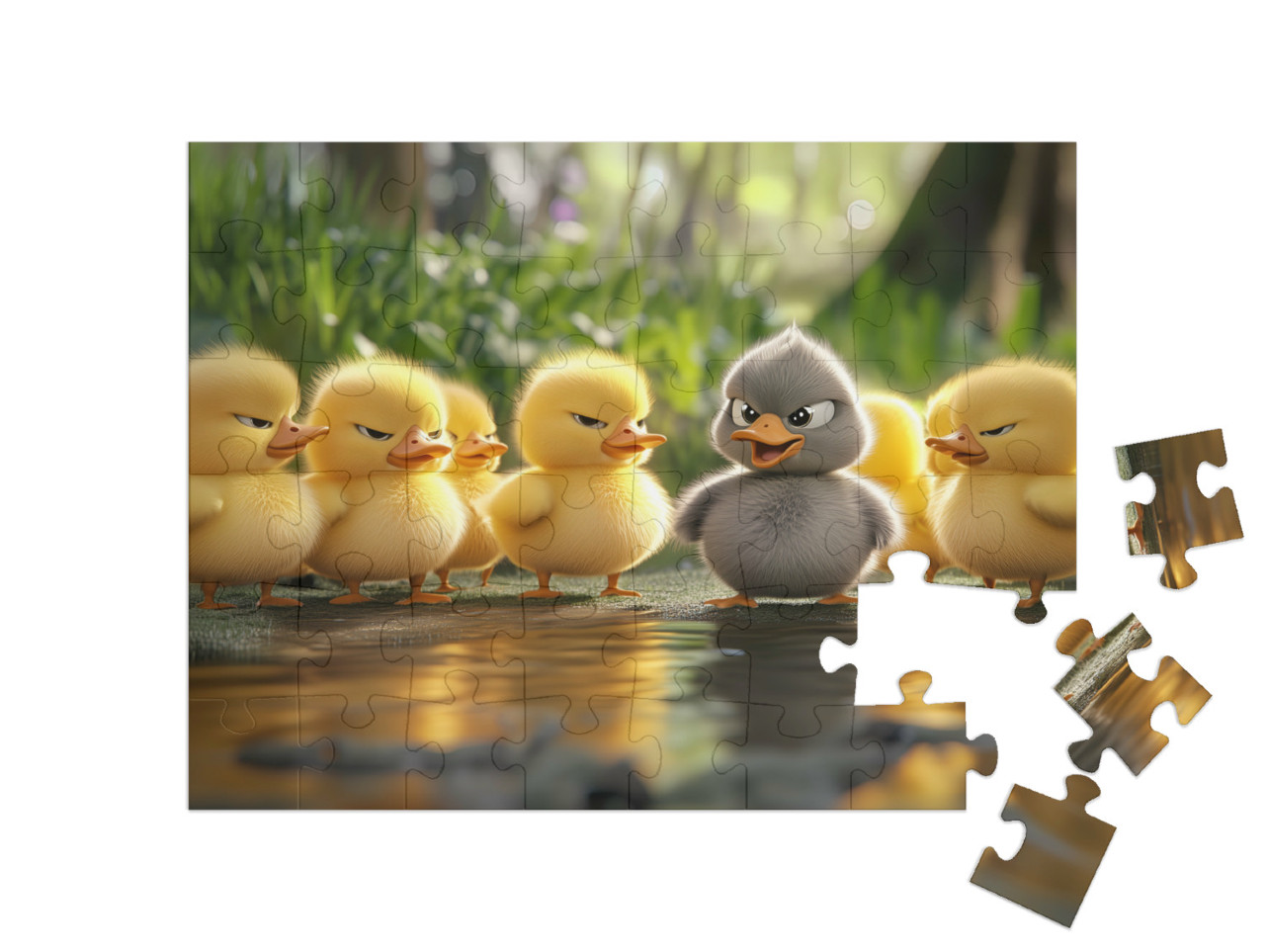Puzzle 48 Teile „Quaken und Schabernack“