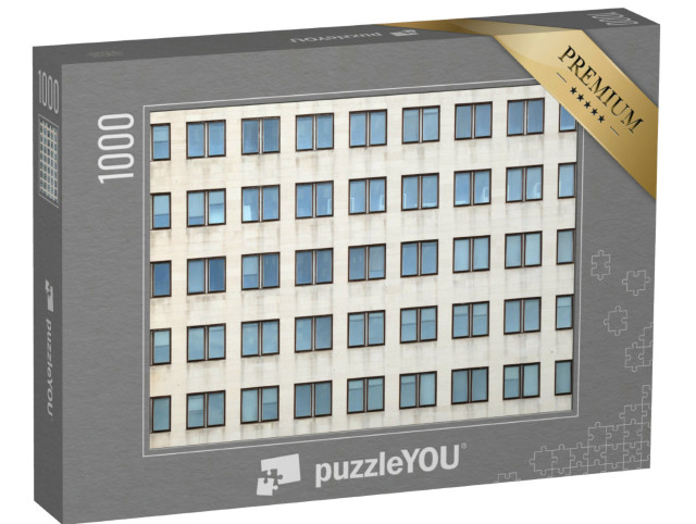 Puzzle 1000 Teile „Anordnung von Fenstern eines Bürogebäudes“