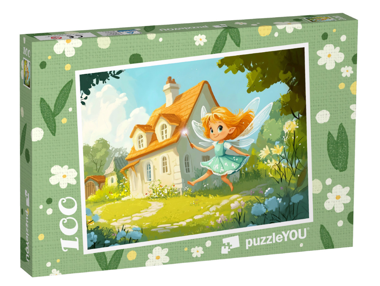 Puzzle 100 Teile „Die kleine, fliegende Feenkönigin“