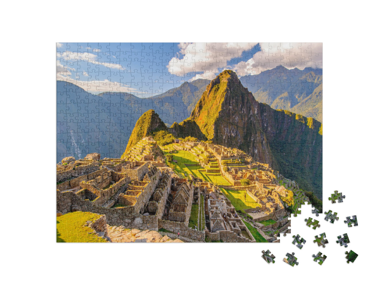 Puzzle 500 Teile „Peru, Südamerika: Machu Picchu, UNESCO-Weltkulturerbe“