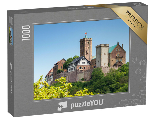 Puzzle 1000 Teile „Blick auf die berühmte Wartburg - ein Weltkulturerbe, Thüringen, Deutschland“