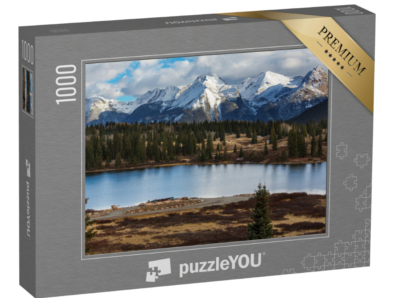 Puzzle 1000 Teile „Berglandschaft in den Colorado Rocky Mountains, USA“